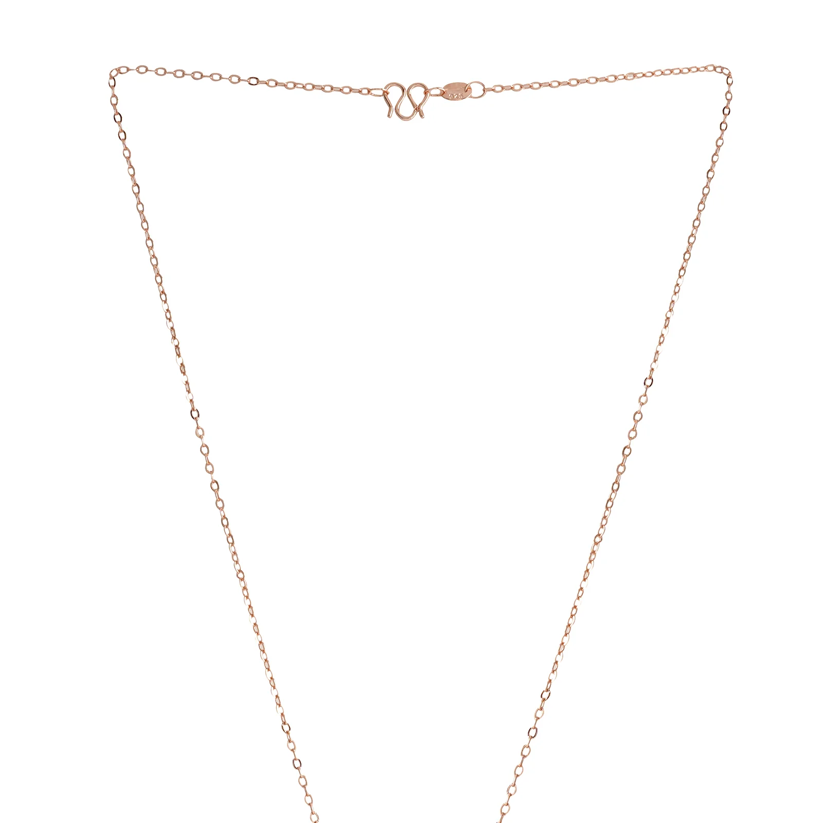 Zelda Rosegold Rhinestone Necklace - Image 5