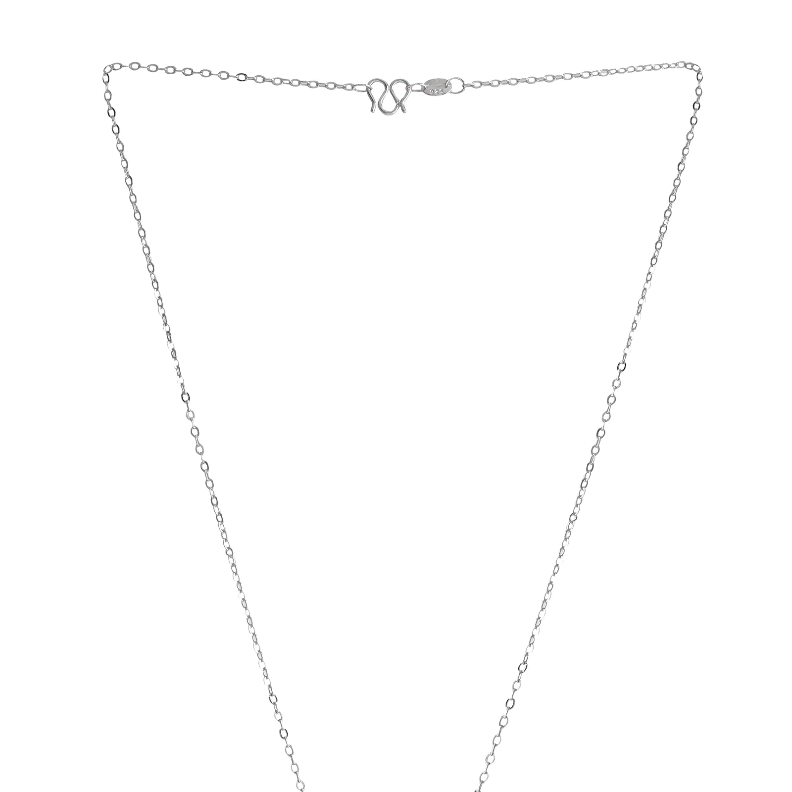 Zelda Silver Rhinestone Necklace - Image 5