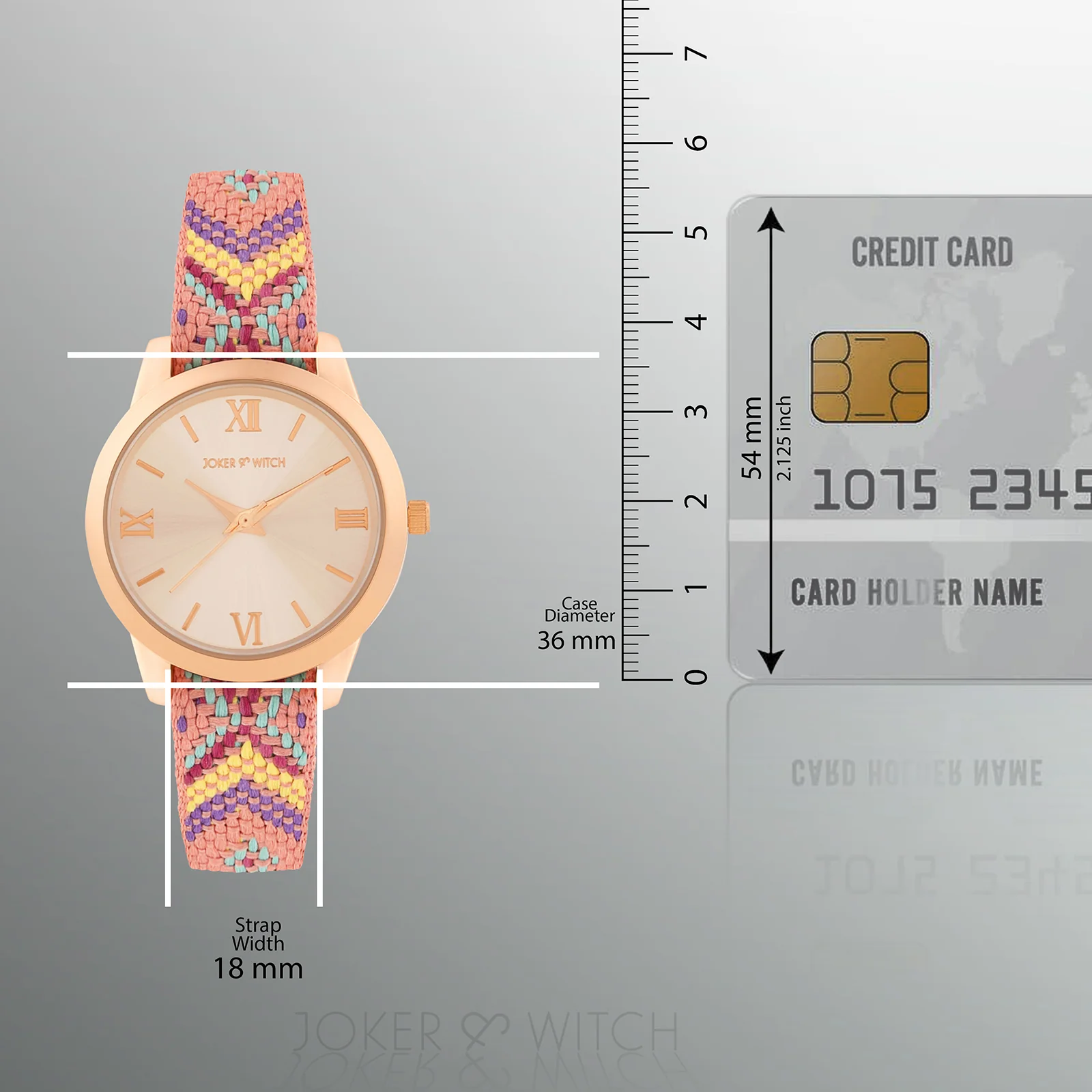 Zen Loom Rose Gold Medium Dial Pink Macrame Strap Women's Watch - Image 8