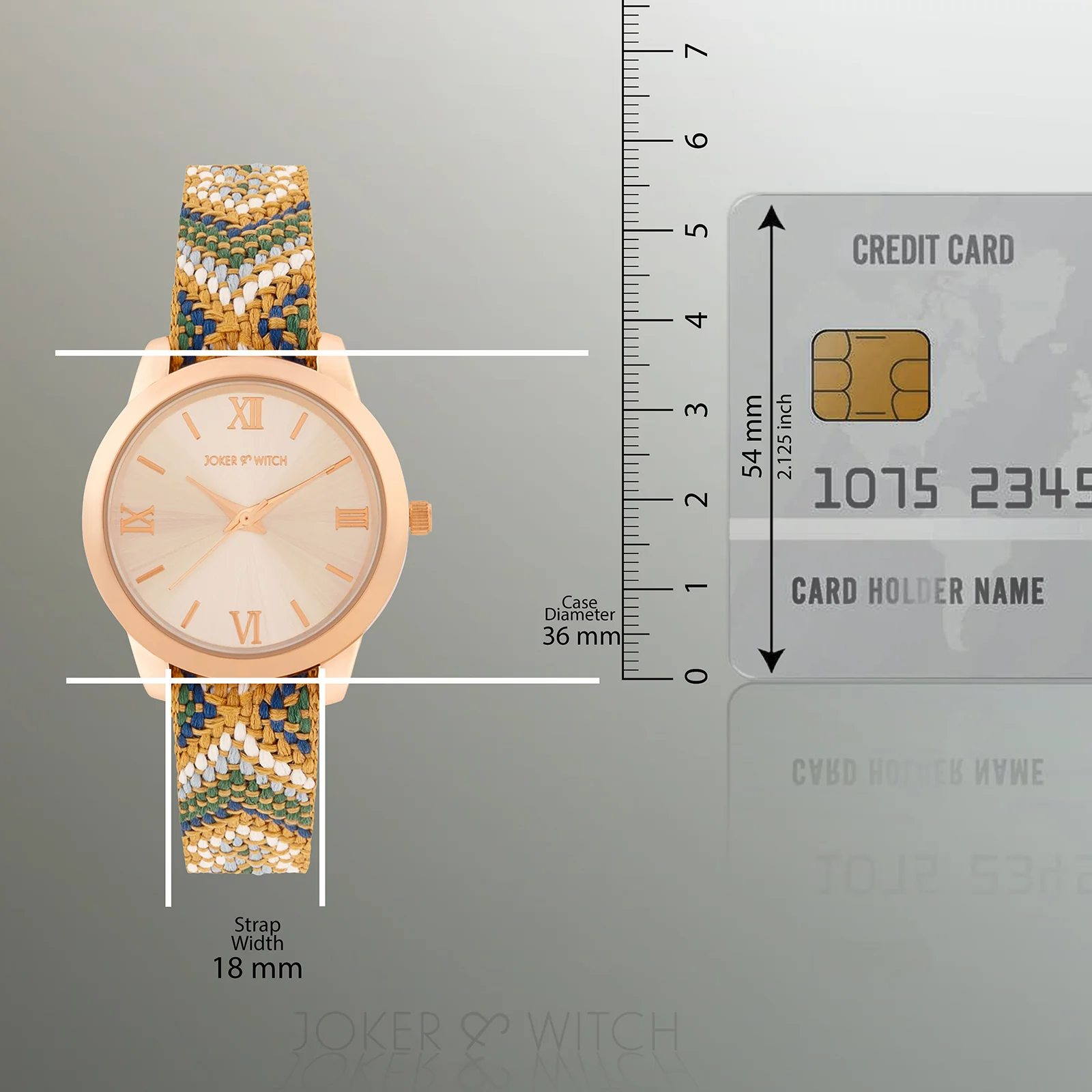 Zen Loom Rose Gold Medium Dial Earthy Macrame Strap Women's Watch - Image 8